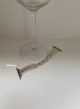 DT play 冷淡风高级感适用苹果iwatchs11女表带applewatchs10/s9