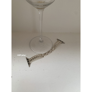 冷淡风高级感适用苹果iwatchs11女表带applewatchs10 play