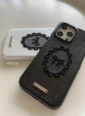 DT play 掌管少女感之神浪漫蝴蝶结韩国ins风小众博主适用于iphone17/15/16promax苹果11/12/13手机壳保护套