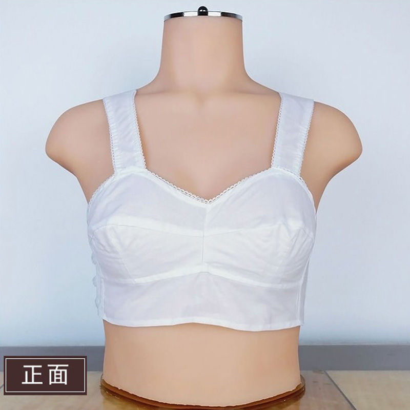 纯棉内衣文胸中老年简约全棉内衣