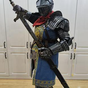 黑暗之魂上级骑士奥斯卡 cosplay服装道具定制可穿戴亚斯特拉直剑