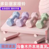 新疆哑铃女士健身家用器材儿童瑜伽女壶铃式 小哑铃塑形1公斤健身
