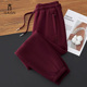 束脚宽松加厚小脚保暖卫裤 2025秋冬加绒纯棉运动长裤 女休闲灯笼裤