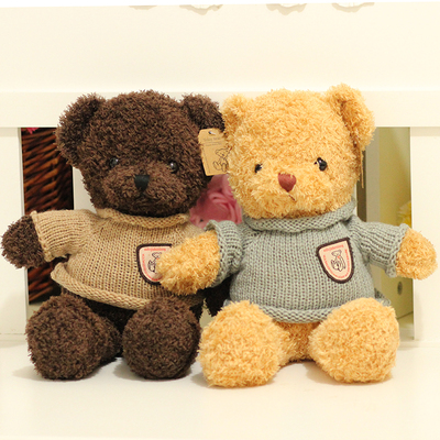 穿衣泰迪熊毛绒玩具可爱小熊玩偶