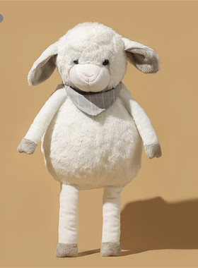 Softlife绵羊白白婴儿安抚玩偶宝宝陪睡公仔娃娃儿童可爱毛绒玩具