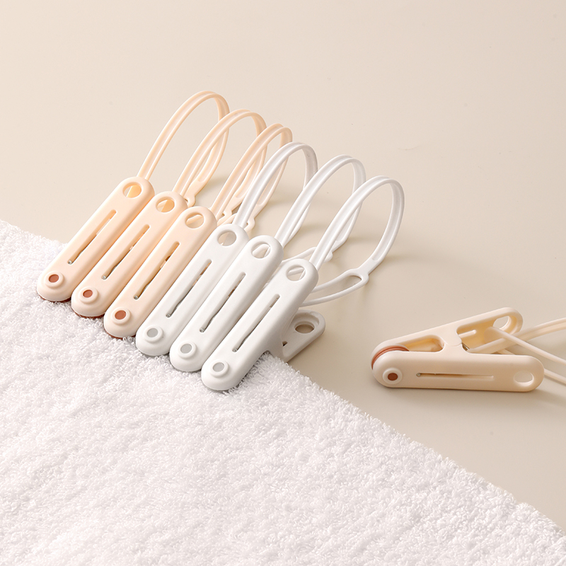 无痕防风晒衣夹固定小夹子家用学生宿舍用神器衣服多功能晾衣夹架