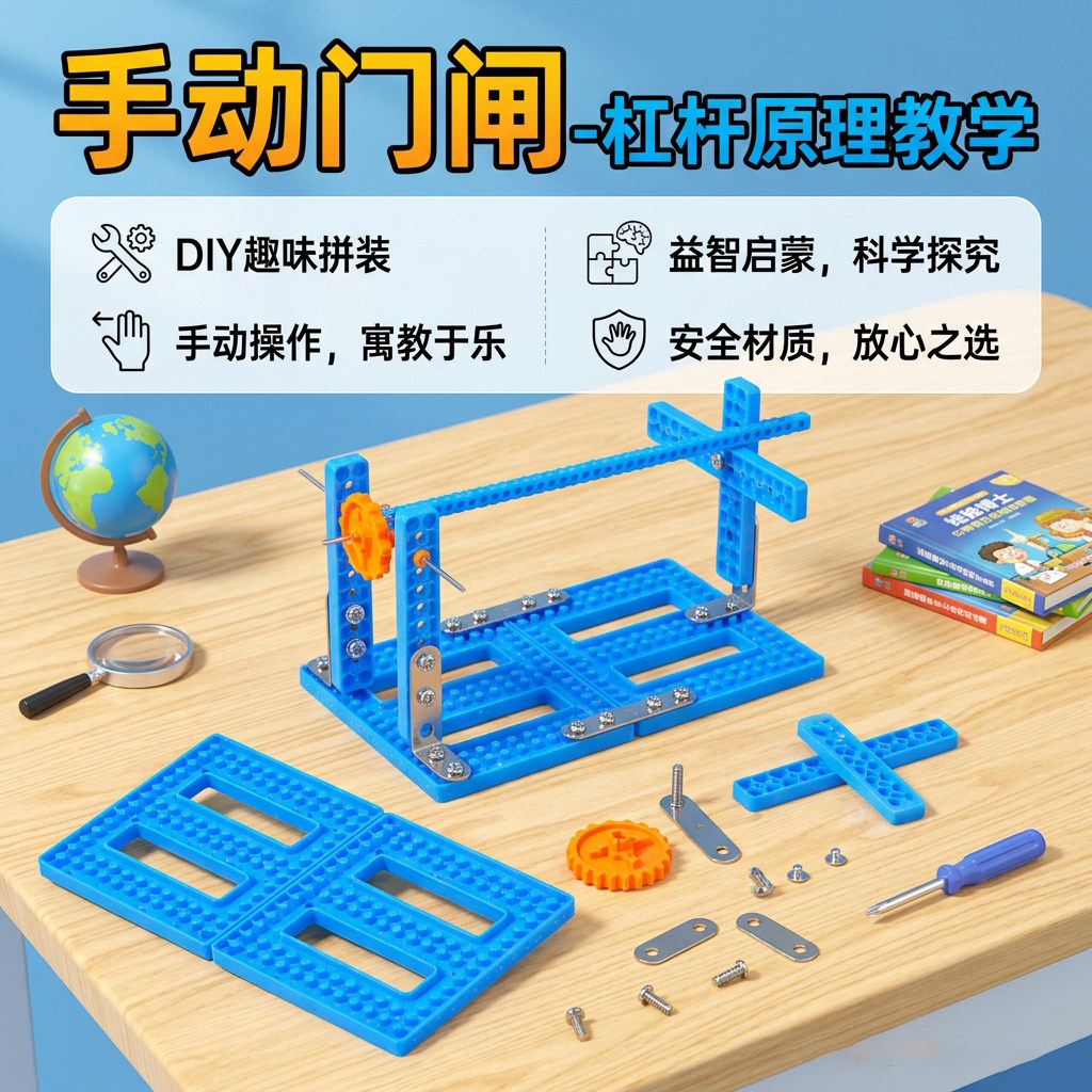 中小学生手动门闸栏杆实验套装