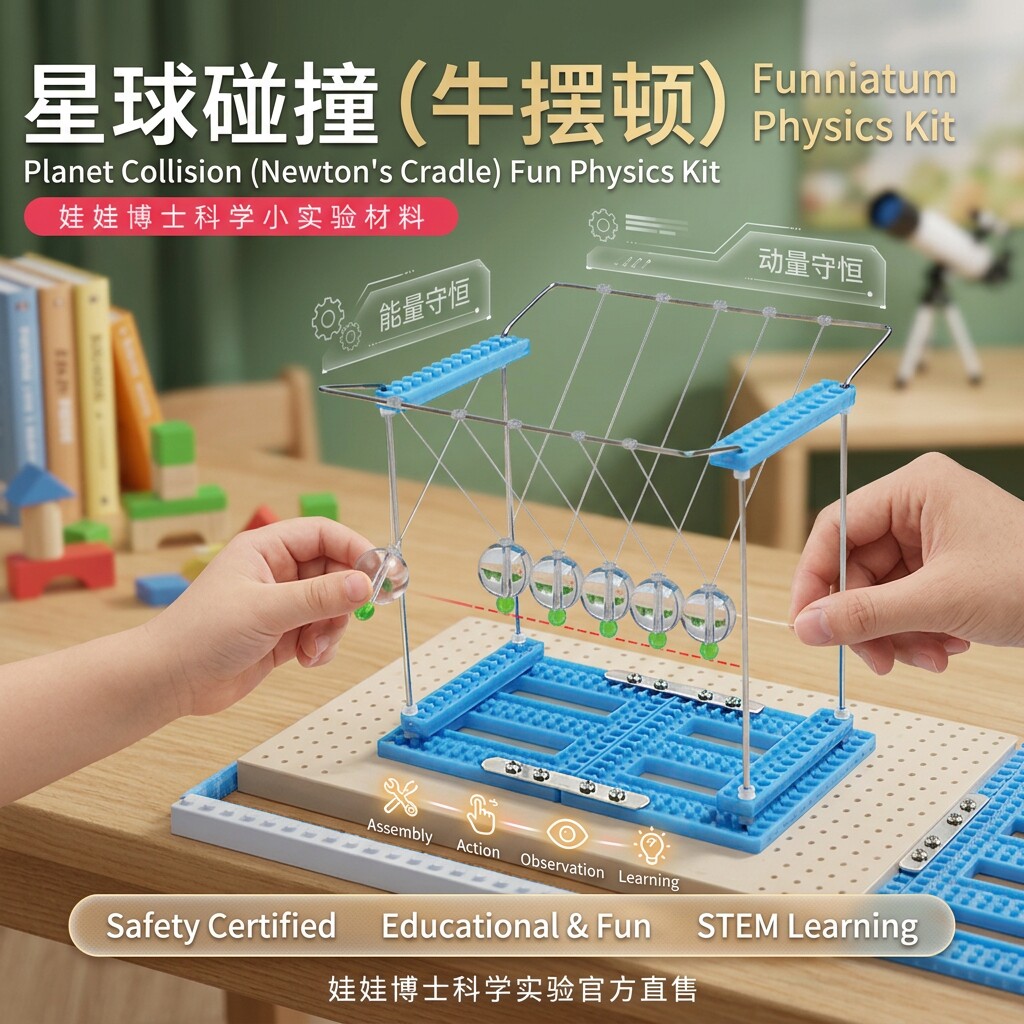 牛顿摆经典力学实验教具