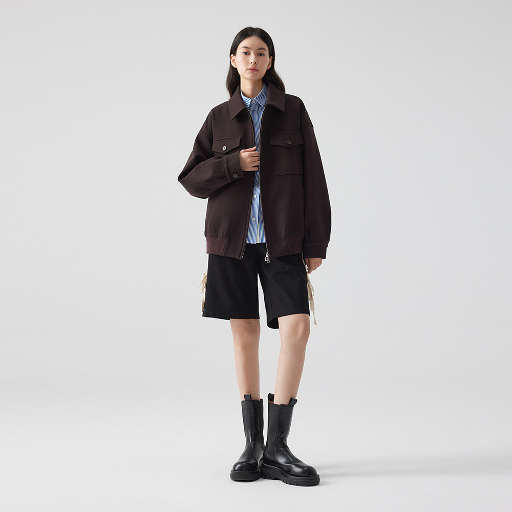 新款时尚百搭休闲短外套