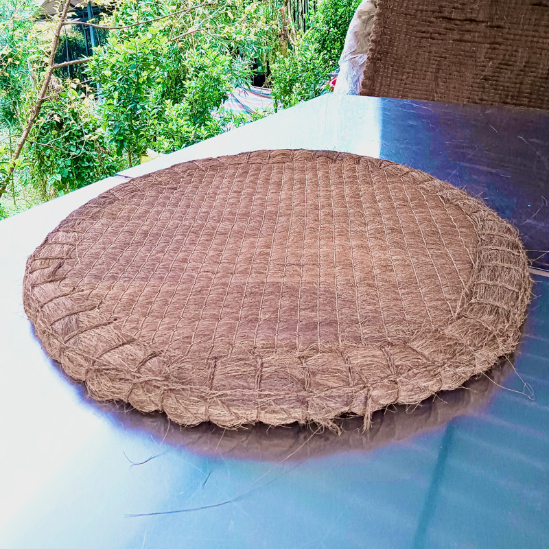 棕艺坐垫家用椅垫沙发垫飘窗垫偏硬防潮透气圆打坐垫拜垫棕垫无胶