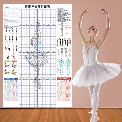 青少儿身高站姿测量形体评估表