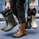 防臭水鞋 洗车钓鱼水鞋 男款 中筒雨靴耐磨外卖跑腿工作胶鞋 雨鞋 大码