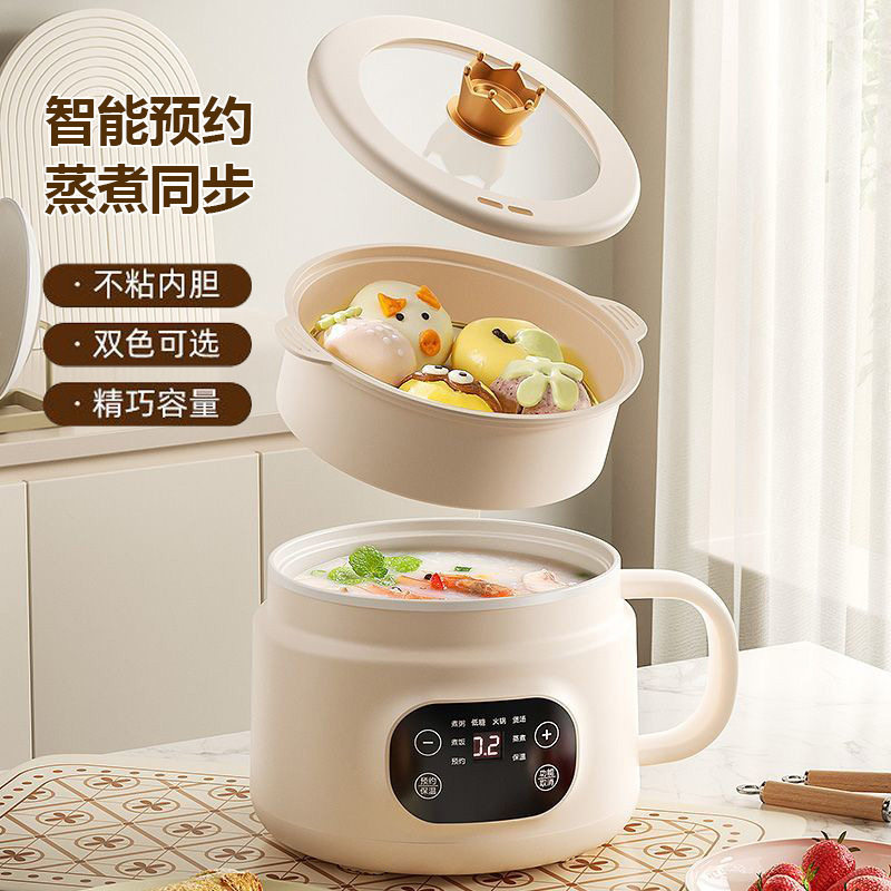 多功能电煮锅宿舍小火锅煮饭煲汤煮粥火锅煎炒一体式小电热锅DG9