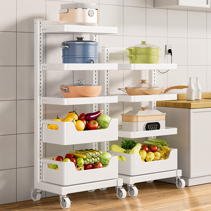 厨房锅架置物架家用落地放多层水果蔬菜筐菜篮子储物架锅具收纳架,厨房/烹饪用具,厨房置物架/置物柜/角架,淘宝优惠券,粉丝福利购,淘宝优惠卷