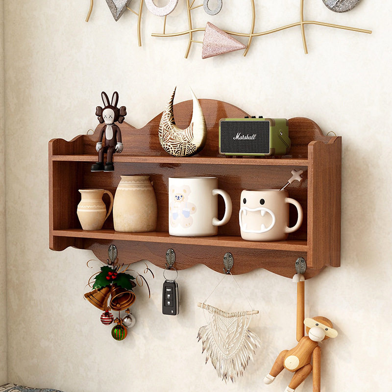 实木博古架挂墙木质多宝格茶桌置物架茶壶茶具杯子摆件收纳格子架,住宅家具,搁板/置物架/家用陈列架,淘宝优惠券,粉丝福利购,淘宝优惠卷