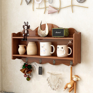 实木博古架挂墙木质多宝格茶桌置物架茶壶茶具杯子摆件收纳格子架