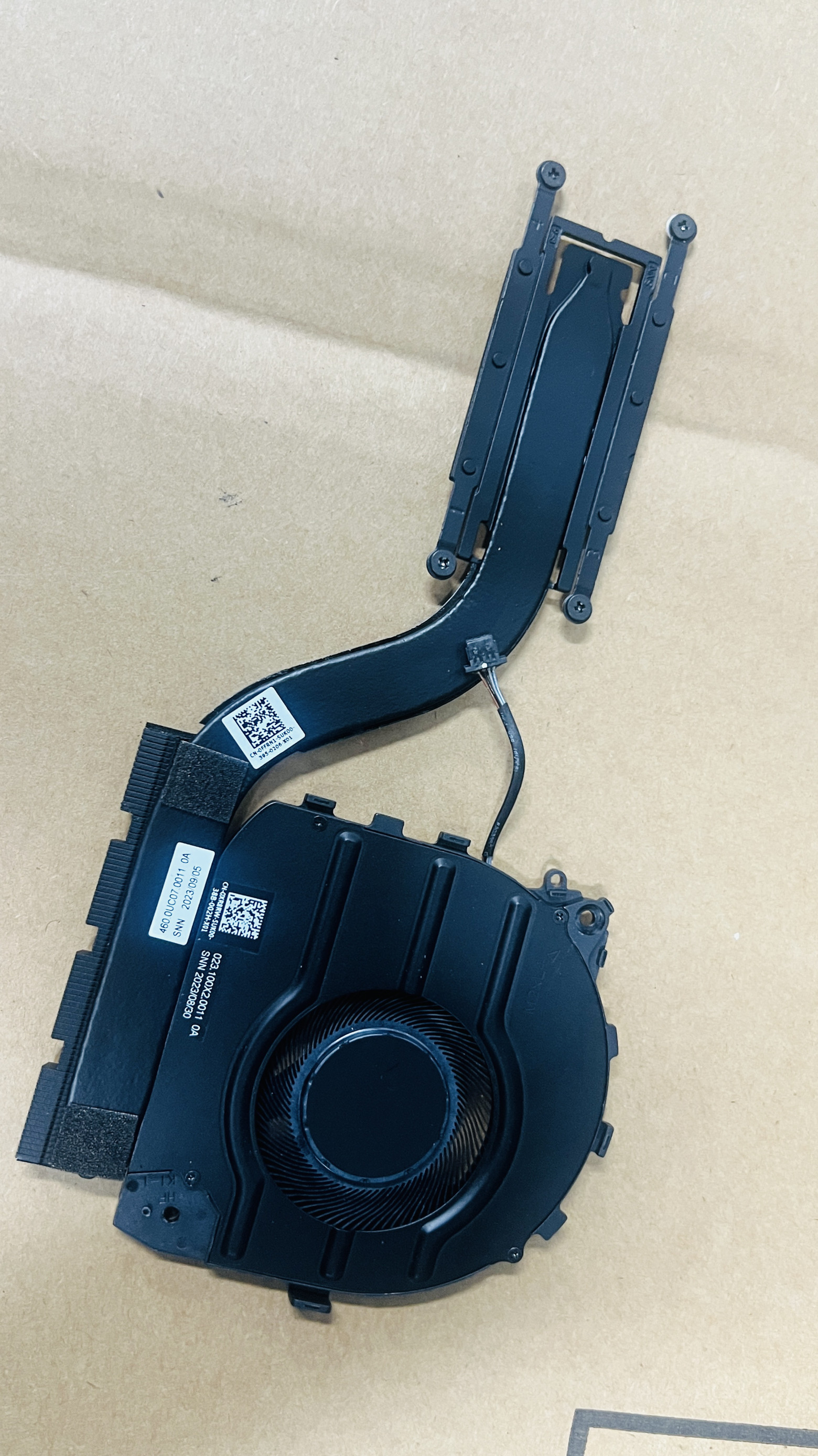 戴尔Latitude 7340 7350 散热器 铜管模组风扇