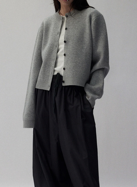 VERMO 有型的针织衫 柔软兼顾廓形 舒适绵羊毛开衫外套