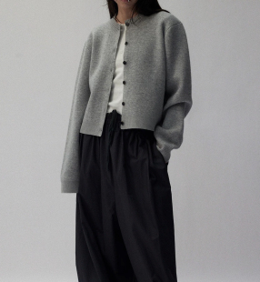 舒适绵羊毛开衫 VERMO 柔软兼顾廓形 针织衫 外套 有型