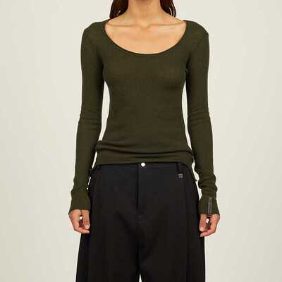 高品质约会街头针织打底衫半圆领