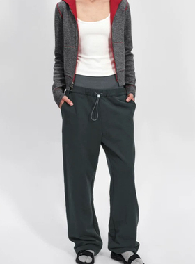 RARELY 散步系列双腰头宽松廓型落档卫裤(圣诞新年限定款)