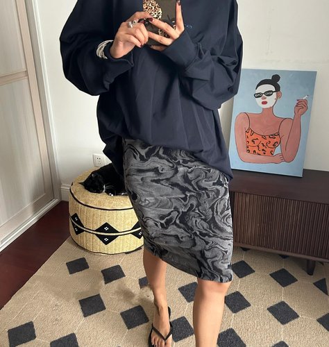 早秋系列ECHO24中长裙