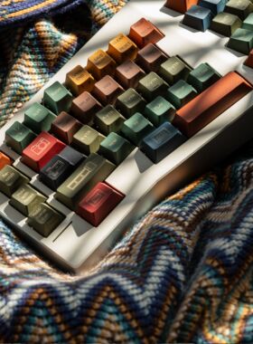 TUTKEYS Sensy复古彩色土酱键帽 热升华pbt record