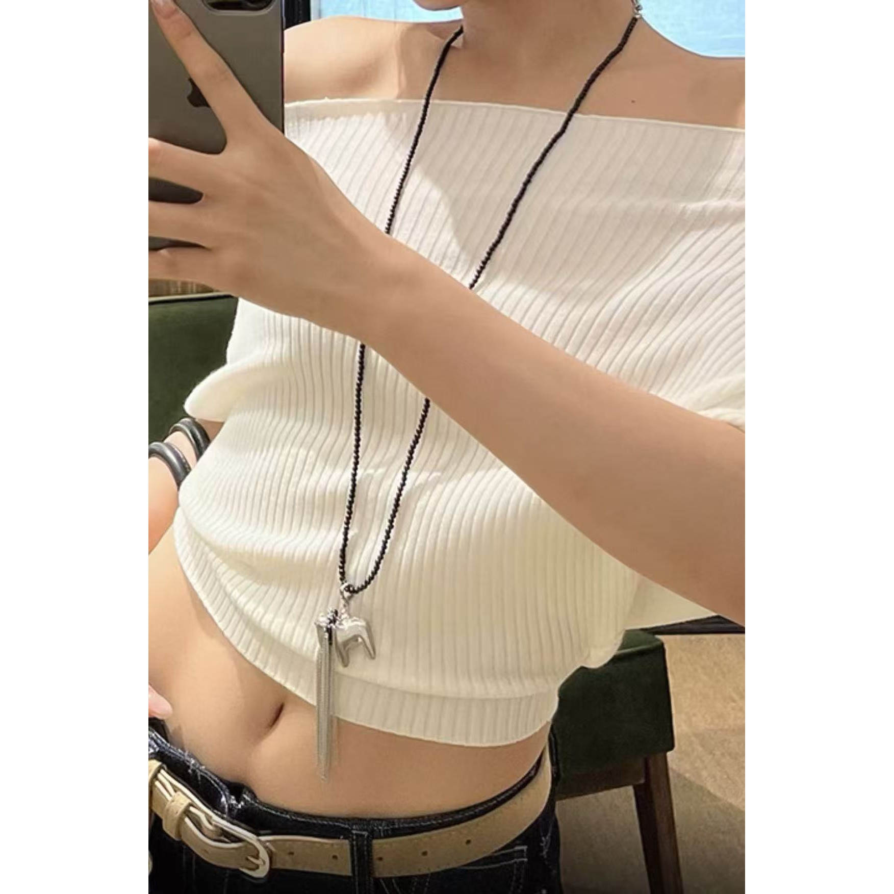 博主同款'趣味DIY小马'本命年bi入!重磅可拆卸7A黑玛瑙小马项链