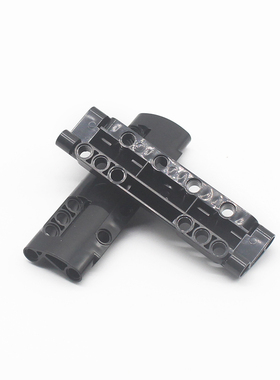 国产小颗粒积木DIY零配件 兼容11954 3x11x2弧形科技面板19孔