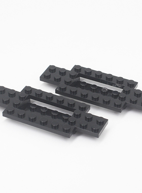 国产小颗粒积木DIY配件兼容30029(4656764) 黑色 4x10x2/3 车底盘