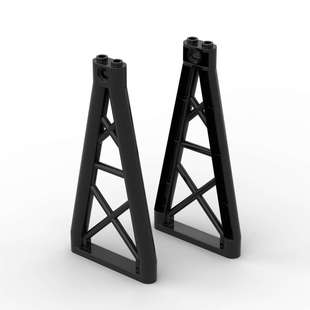 小颗粒积木1x6x10高架桥铁架兼容64449零件特殊件DIY工程铁路建设