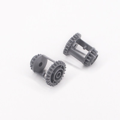 乐积儿小颗粒科技件 TECHNIC兼容6573零件AFOL 齿轮箱 差速器