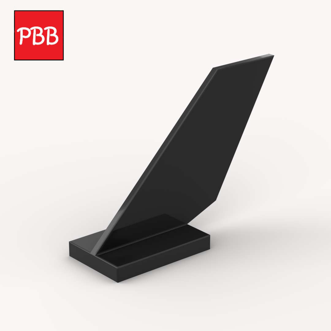 乐高颗粒2x6x4飞机尾翼通用6239零件diy交通工具配件机翼平衡翼