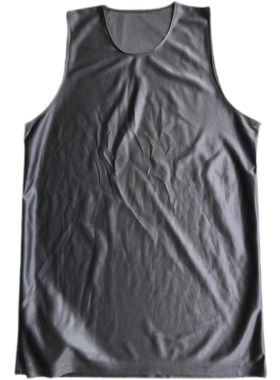 志奥丝光布亮面男女士童篮球服背心运动衣训练服定制印号0016黑色