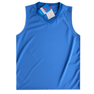 志奥牌男女童亲子服装篮球运动背心大码篮球衫定制印字号0005蓝色