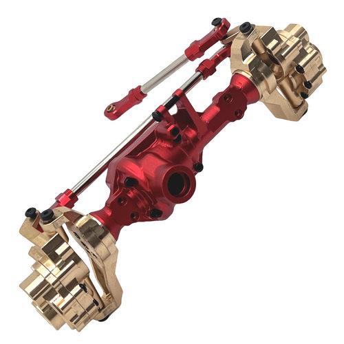 伟力RC遥控车金属黄铜前后桥外壳