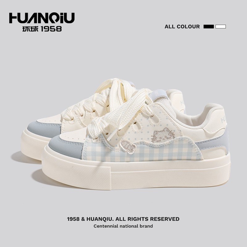 环球女款板鞋2026春季新款轻便小白鞋厚底休闲鞋学生软底百搭女鞋,女鞋,休闲板鞋,淘宝优惠券,粉丝福利购,淘宝优惠卷