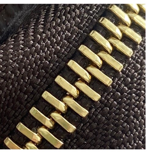 DIY拉链3号5号铜牙拉锁咖啡金牙