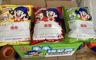 陈立农爱吃台湾零食乖乖奶油椰子好运箱5告讚五香巧克力58克/包