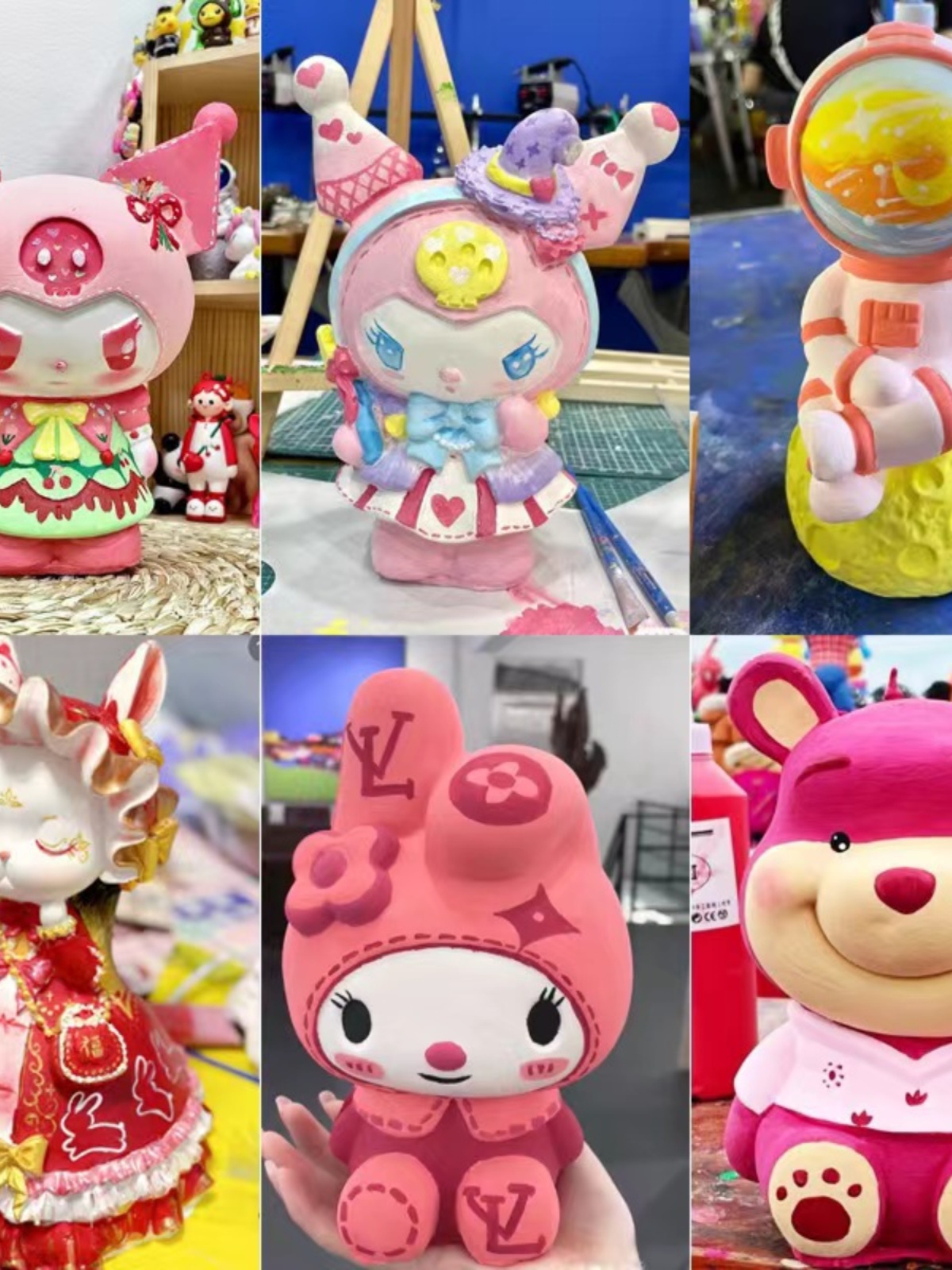 搪胶摔不坏公仔存钱罐白模DIY手工彩绘摔不烂diy石膏娃娃涂色直销