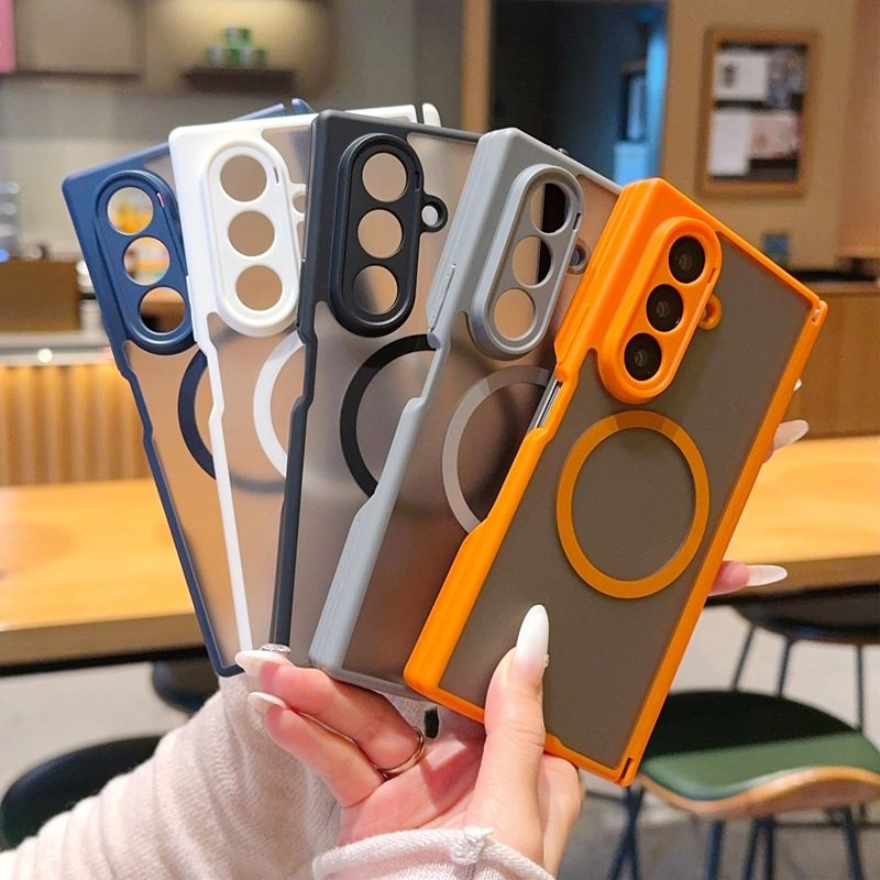 中轴全包三星Galaxy Z TriFold手机壳适用ztrifold磁吸磨砂透明壳,3C数码配件,手机屏幕总成,淘宝优惠券,粉丝福利购,淘宝优惠卷