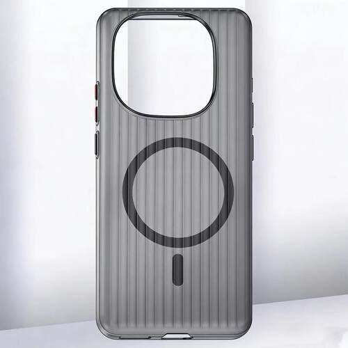 适用IQOO15ultra条纹瓦楞磁吸壳