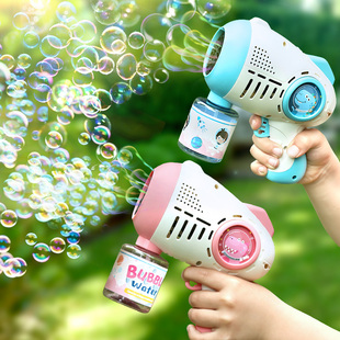 太空泡泡枪儿童防漏水电动ins网红玩具枪全自动泡泡机吹泡泡玩具