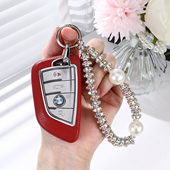 适用于宝马钥匙套3系5系525li530壳扣刀锋320x1x3x4x5包118i皮纹