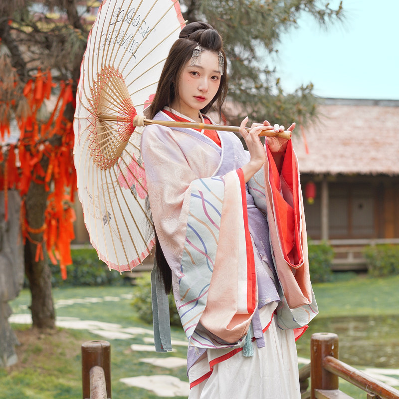 DEAR栗【醉花阴】原创曲裾襦裙汉服女改良仙女古风摄影