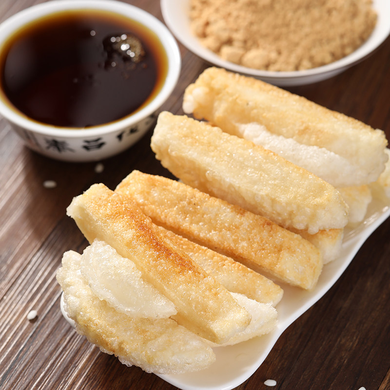 糯米糍粑文山年糕纯糯米粑粑饵块红糖糕点云南农家特产手工驴打滚