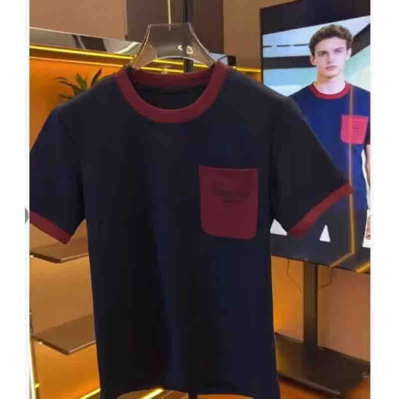 2026新款夏季显瘦圆领男士短袖时尚半袖百搭轻奢T恤潮男休闲上衣