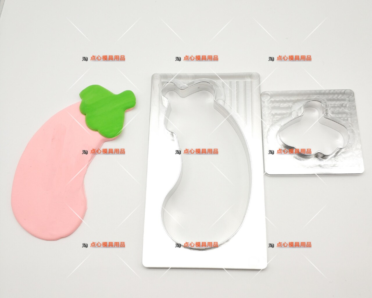 港式酒店厨房做馒头面食儿童花式卡通包包子糕点点心茄子模具