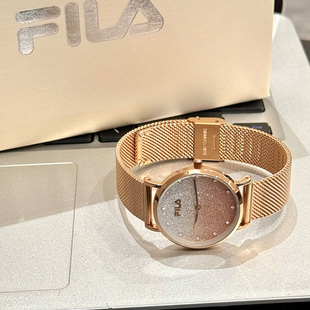 FILA斐乐手表女款 轻奢小众满天星石英表女生生日情人节送礼物6072