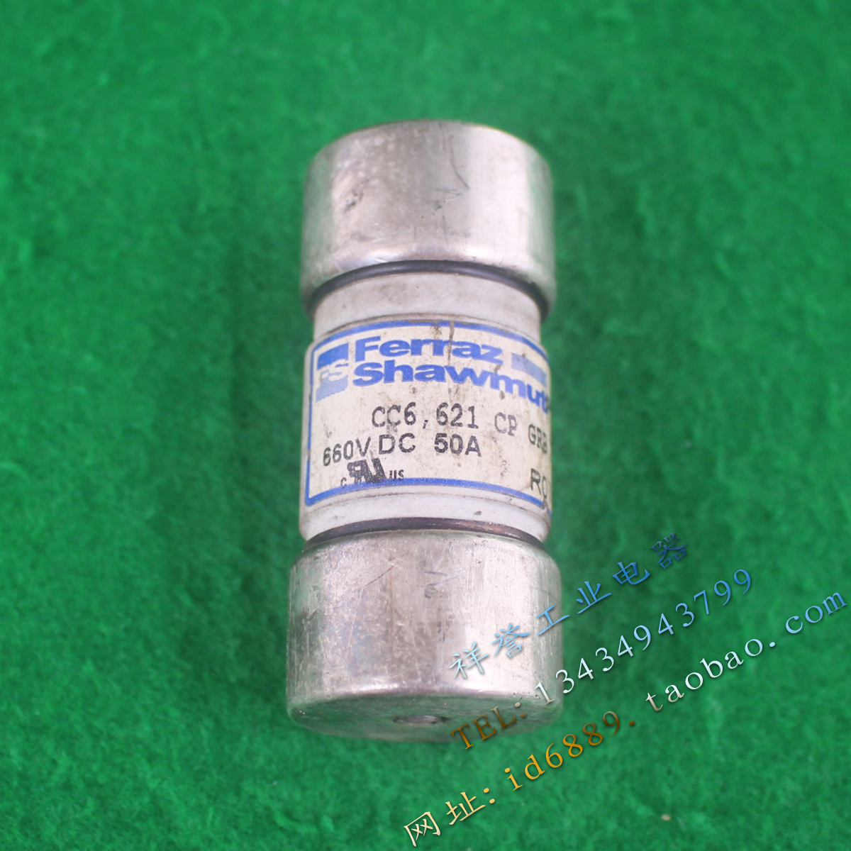 原装 罗兰 CC6 621 CP GRB 27 60 50 熔断器 保险管 660VDC 50A